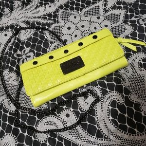 NWOT Van's Neon Green Crossbody Clutch